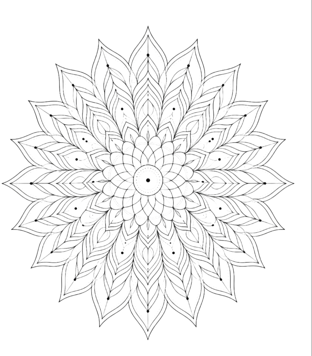 Fine Lotus Mandala